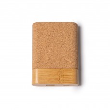 6086 ASCHY - POWER BANK IN SUGHERO E BAMBOO