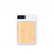 6112 ZAIRE - POWER BANK IN BAMBOO E ABS RICICLATO