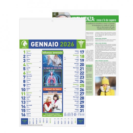 B011 -CALENDARIO  CONSIGLI DEL FARMACISTA B011 -CALENDARIO  CONSIGLI DEL FARMACISTA