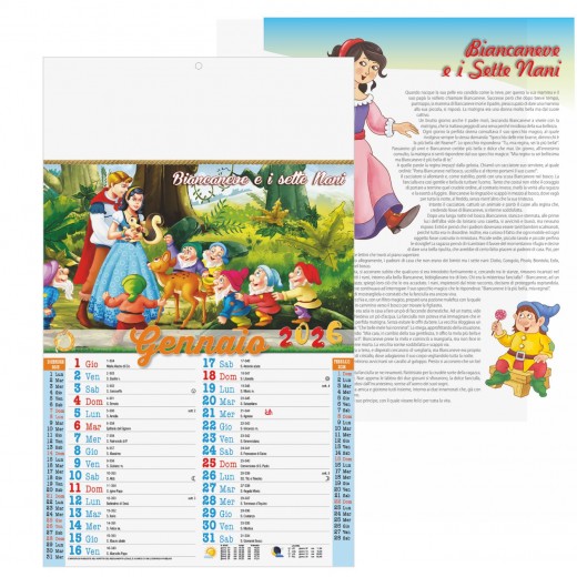 B016 CALENDARIO FIABE TRIMESTRALE 12 FOGLI B016 CALENDARIO FIABE TRIMESTRALE 12 FOGLI