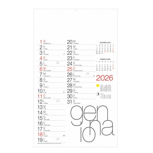 B067 CALENDARIO OLANDESE DESIGN B067 CALENDARIO OLANDESE DESIGN