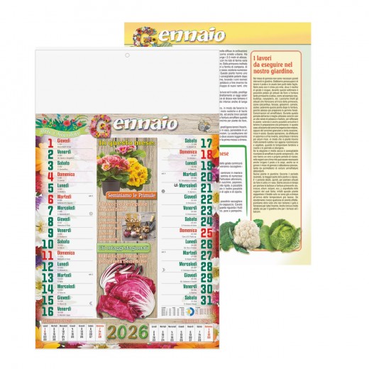 B086 - CALENDARIO - ORTO E GIARDINO B086 - CALENDARIO - ORTO E GIARDINO