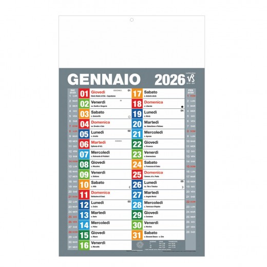 B100 CALENDARIO OLANDESE ECONOMIC MULTICOLOR B100 CALENDARIO OLANDESE ECONOMIC MULTICOLOR