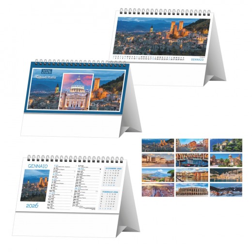 H011 - CALENDARIO DA TAVOLO PAESAGGI E CITTA' H011 - CALENDARIO DA TAVOLO PAESAGGI E CITTA'