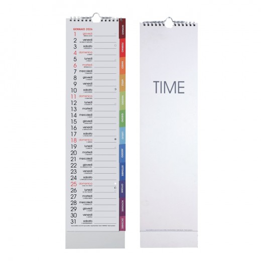 H020 - CALENDARIO TIME - SILHOUETTE H020 - CALENDARIO TIME - SILHOUETTE