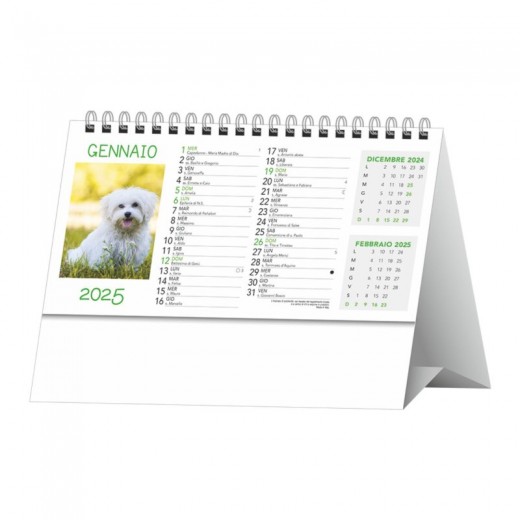 H/12 CALENDARIO DA TAVOLO CANI E GATTI