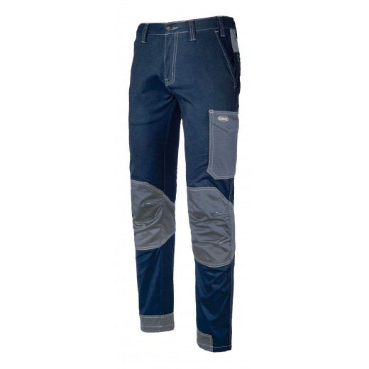 PANTALONE STRECTH CONDOR BLU/GRIGIO RINFORZATO