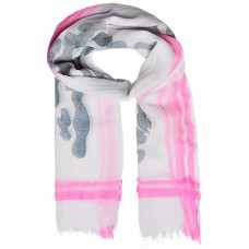 BRIGHT-COLOURED SCARF 80%C 20%