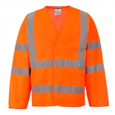 GIACCA CON DUE BANDE E BRETELLE HI-VIS C473