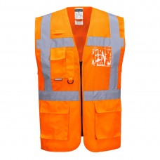 GILET EXECUTIVE MADRID MESH HI-VIS C496