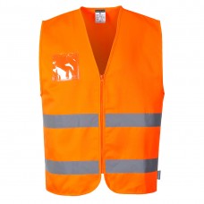 GILET POLIESTERE-COTONE HI-VIS C497