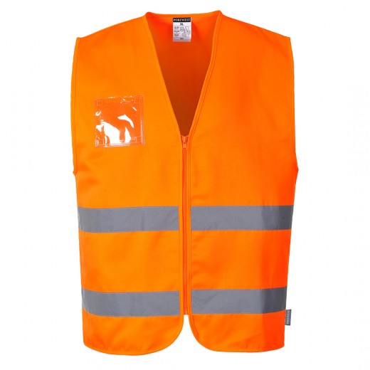 GILET POLIESTERE-COTONE HI-VIS C497