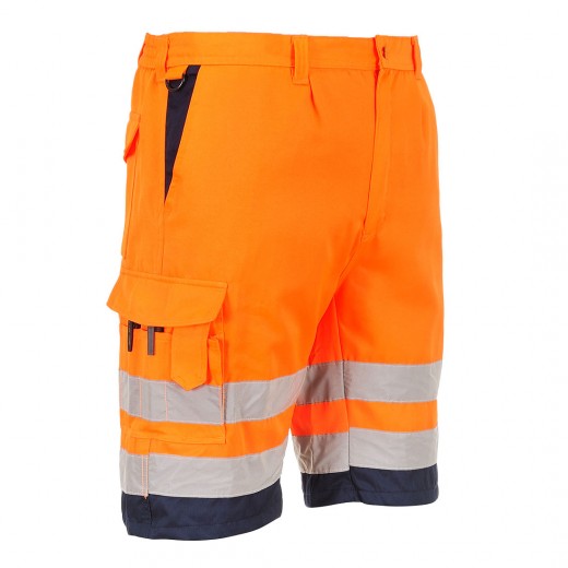 BERMUDA POLIESTERE-COTONE HI-VIS E043