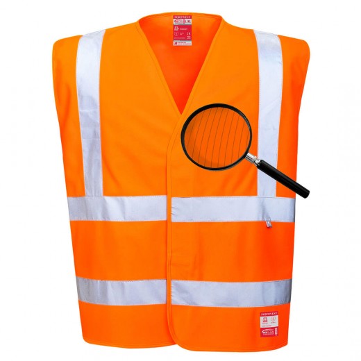 GILET HI-VIS IGNIFUGO - ANTISTATICO FR71