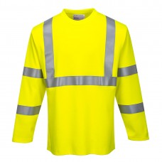 T-SHIRT FR MANICHE LUNGHE PENTAVALENTE HI-VIS FR96