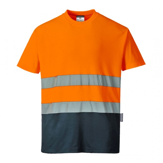 T-SHIRT BICOLORE COTTON COMFORT HI-VIS S173