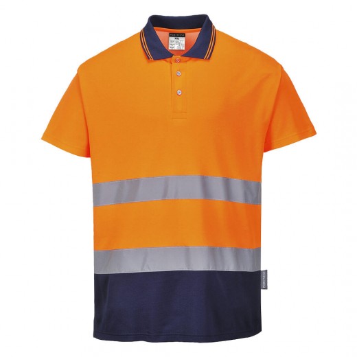 POLO BICOLORE COTTON COMFORT HI-VIS S174