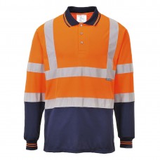 POLO BICOLORE MANICHE LUNGHE HI-VIS S279