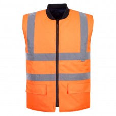 GILET IMBOTTITO REVERSIBILE HI-VIS S469