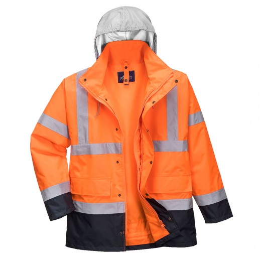 GIACCA TRAFFIC BICOLORE 4 IN 1 HI-VIS S471