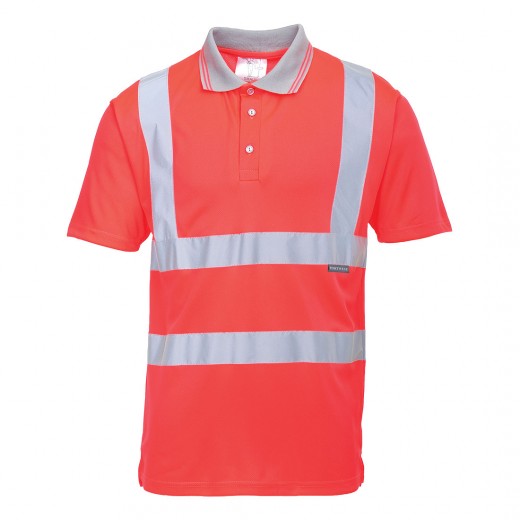 POLO MANICHE CORTE HI-VIS S477