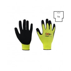 GUANTO POLIESTERE / LATTICE NATURALE SABBIATO X-GLOVE XGLOVE X GLOVE GUANTI GGC009