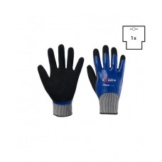 GUANTO TAGLIO D (HPPE-VETRO) / NITRILE DOPPIA SPALMATURA X-GLOVE XGLOVE X GLOVE GUANTI GGC055