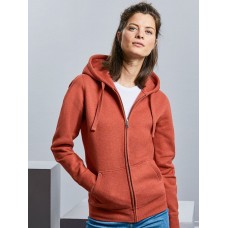 LADIES´ AUTHENTIC MELANGE ZIPPED HOOD SWEAT JE263F