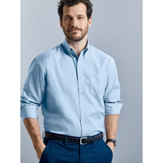 MEN'S LONG SLEEVE EASY CARE OXFORD SHIRT JE932M