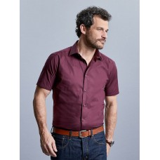 MEN'S SHORT SLEEVE EASY CARE FITTED SHIRT JE947M