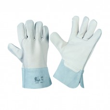 GUANTO FIORE BOV.BIANCO MAN/CROSTA 3035G