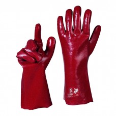 GUANTO PVC ROSSO CM 45 3068