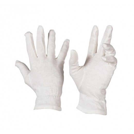 GUANTO COTONE BIANCO DONNA TG 8 310911