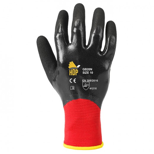 G.TO NYLON/NITR.SABB.18G NERO RICOP GB20N