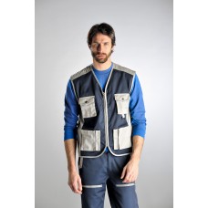 GILET ARIA SJ BLU/GRIGIO N150BG