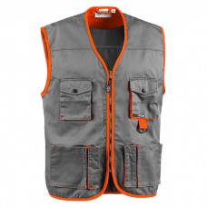 GILET SPAZIO SJ GRIGIO/ARANCIO N250GA