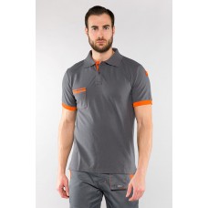 POLO SJ SPAZIO GRIGIO/ARANCIO N270GA