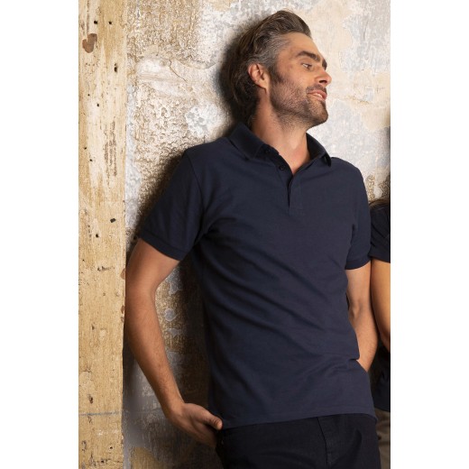 POLO UOMO PIQUÉ CON ABBOTTONATURA NASCOSTA OWEN MEN 03188