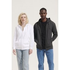 FELPA UNISEX FULL ZIP CON CAPPUCCIO CARTER 03812