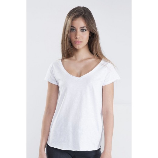 MAGLIA DONNA FIAMMATA C/V M/C 100% COT. 140 GR/M2 IT674