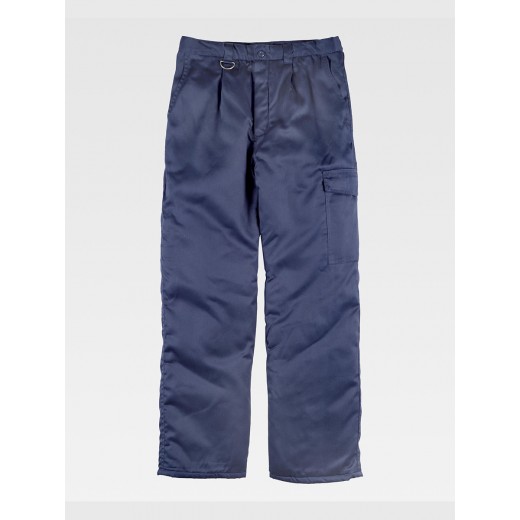 PANTALONE DA LAVORO CON FODERA TRAPUNTATA B1410
