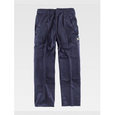 PANTALONE DA LAVORO MULTITASCHE TESSUTO IGNIFUGO SALDATIRA B1490
