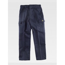 PANTALONE DA LAVORO MULTITASCHE TESSUTO ANTISTATICO IGNIFUGO B1493
