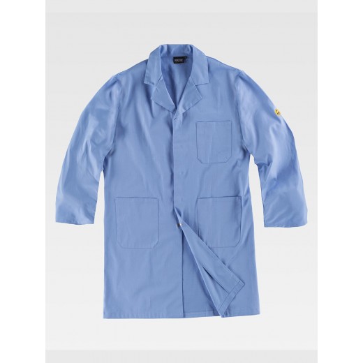 CAMICE UNISEX TESSUTO ANTISTATICO B6900
