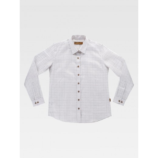 CAMICIA MANICA LUNGA A QUADRETTI DONNA B8890