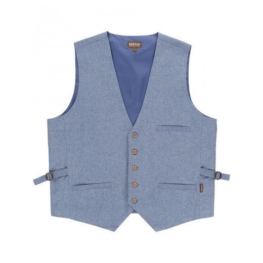 GILET TESSUTO DENIM B9034