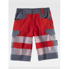 BERMUDA BANDE RIFRANGENTI DISCONTINUE C2706