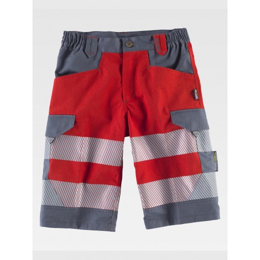 BERMUDA BANDE RIFRANGENTI DISCONTINUE C2706