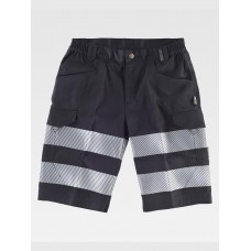 BERMUDA BANDE RIFRANGENTI DISCONTINUE C2707