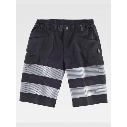 BERMUDA BANDE RIFRANGENTI DISCONTINUE C2707
